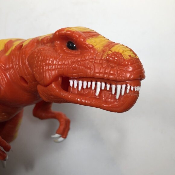 Matchbox Action Figure Dino Adventures Mega Rig Orange Tyrannosaurus T Rex - Picture 8 of 9